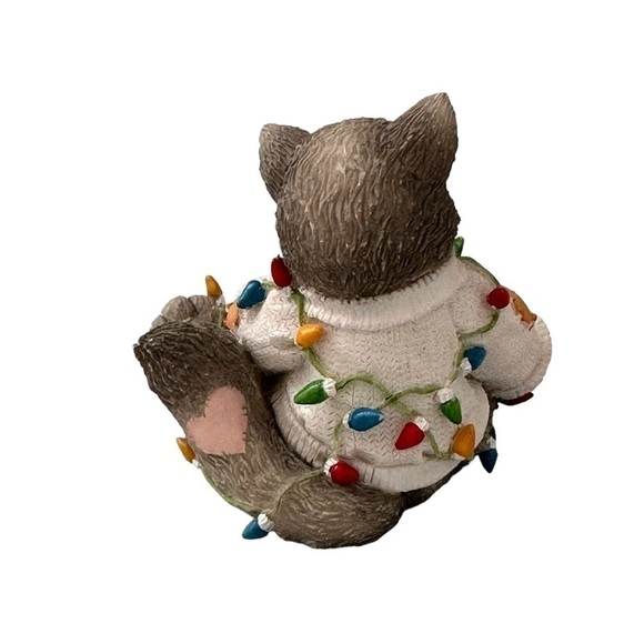 Calico Kittens 'You Brighten My Holidays’ Figurine - Picture 4 of 7